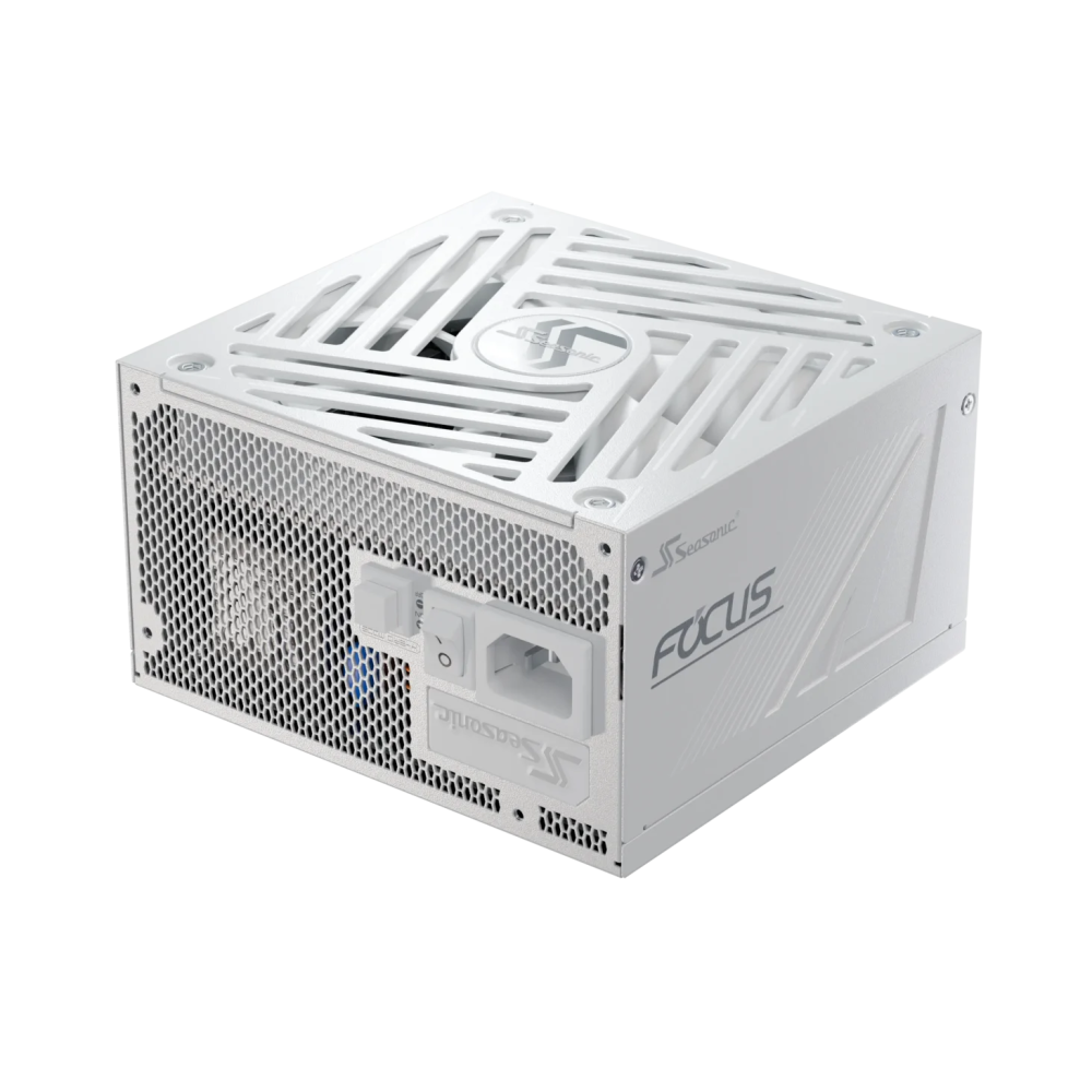 Seasonic PSUSEAFOCUSGXWHITE850V4 850W Focus GX-850 V4 WHITE Fully-Modular 80 PLUS Gold ATX3.1/PCIe 5.1 PSU - Image 1