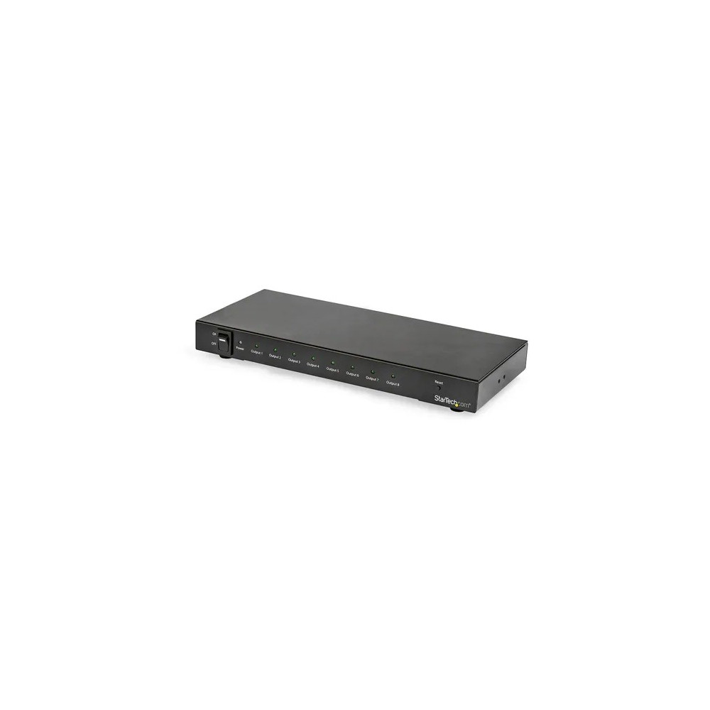 StarTech ST128HD20 8-Port 4K 60Hz HDMI Splitter - HDR Support - HDMI 2.0 Splitter - 7.1 Surround Sound Audio - Displays the same image with sound on 8 screens - Splits an HDMI video signal up 4K 60Hz - 4:4:4 chroma; up to 18Gbps (HDMI 2.0b) - HD - Image 2