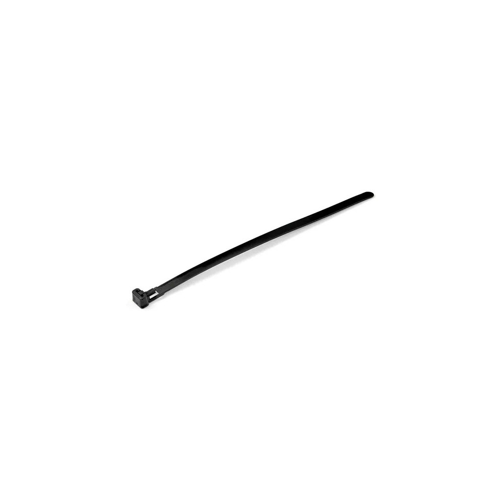 StarTech CBMZTRB8BK 8"(20CM) REUSABLE CABLE TIES - 1/4"(7MM) WIDE, 1-7/8"(50MM) BUNDLE DIA. 50LB( - Image 2