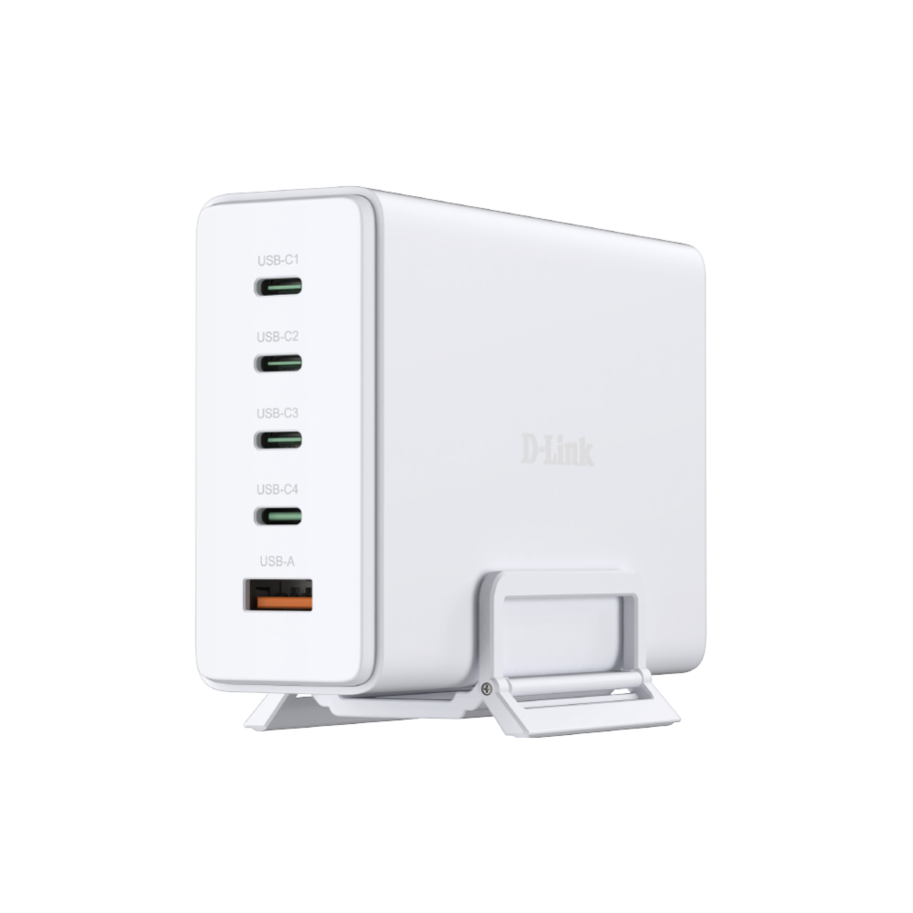 D-Link DCF-241 240W GaN Charger with USB-A and 4 USB-C ports - Image 1