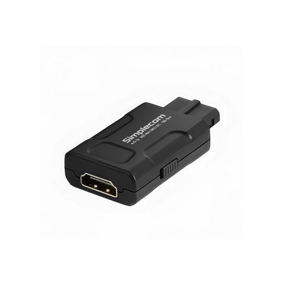 Simplecom CM461V2 HDMI Adapter Composite AV and S-Video to HDMI Converter for Nintendo NGC N64 SNES SFC - Image 1