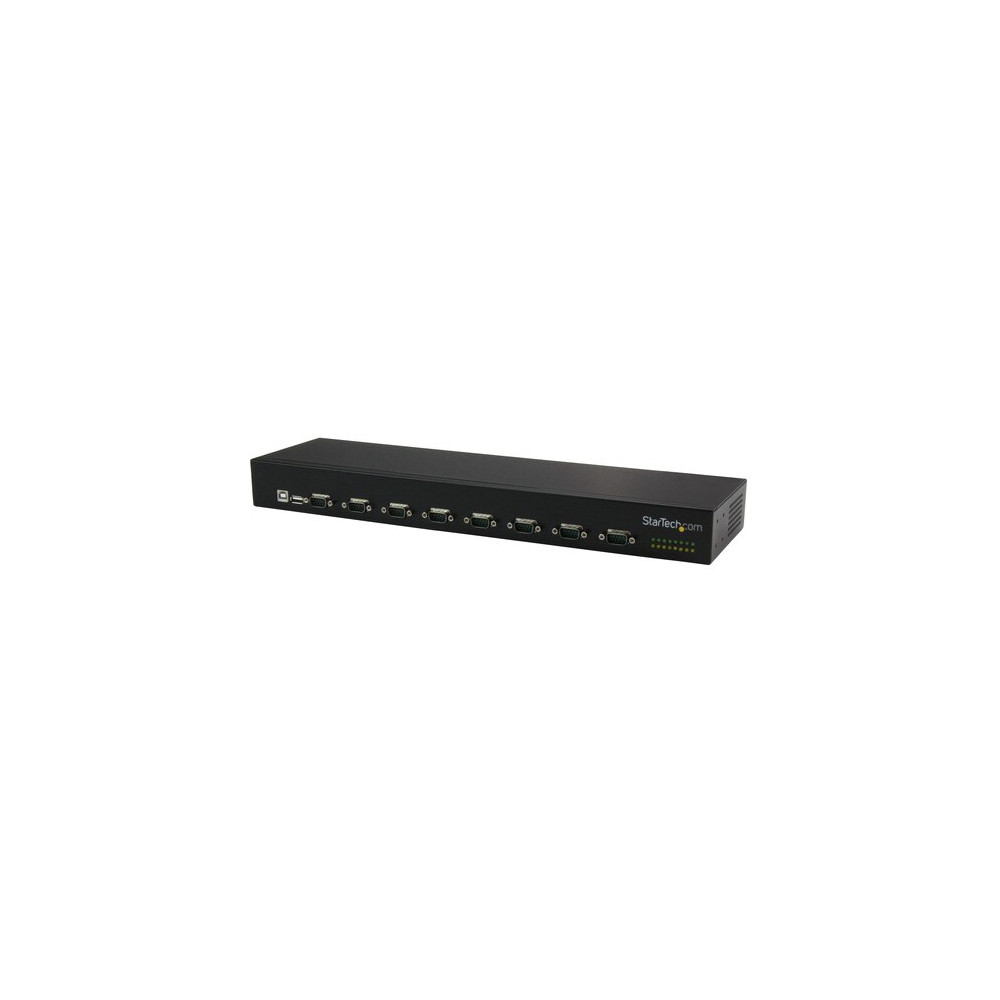 StarTech ICUSB23208FD Serial Hub - External - 1 - TAA Compliant - USB 2.0 - Mac, Linux, PC - 8 x Number of Serial Ports External - Image 1