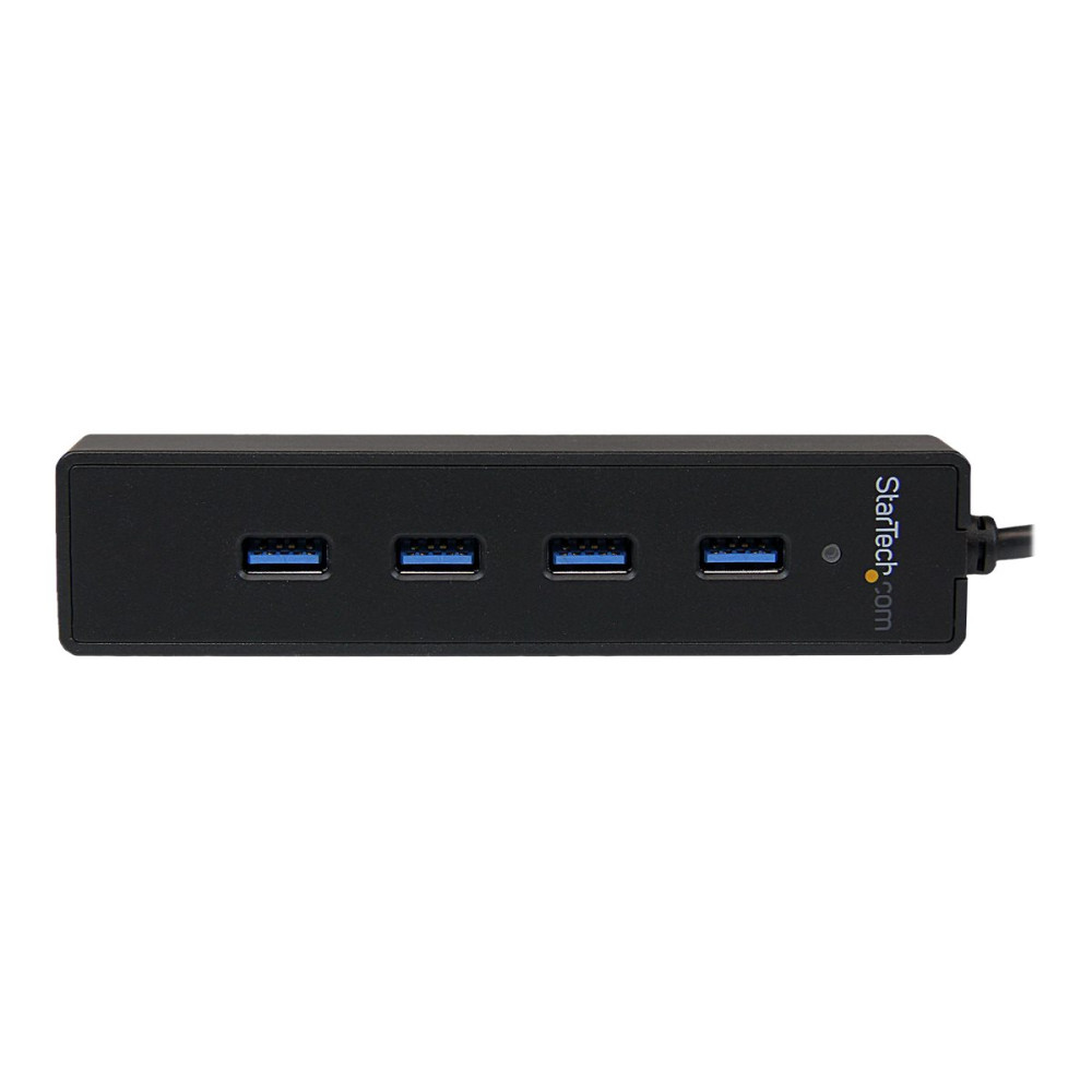 StarTech ST4300PBU3 4 PORT PORTABLE SUPERSPEED USB 3.0 HUB WITH BUILT-IN CABLE 2YR - Image 2