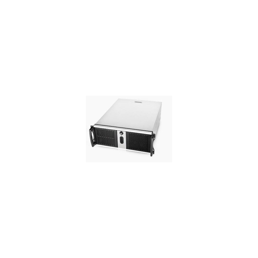 Chenbro RM42300H02 RM42300 Black 4U Rackmount Case, No PSU, 2x USB 2.0, External 3x 5.25',Internal 4x 3.5', 1x Slim ODD Slot, 1x 120mm Fan - Image 1