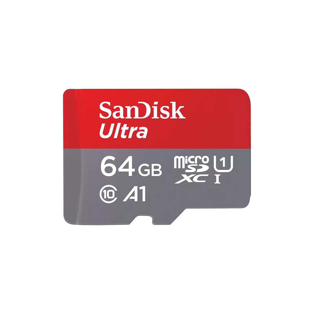 Sandisk SDSQUAB-064G-GN6MN Ultra 64GB microSD SDHC SDXC UHS-I Memory Card 140MB/s Class 10 Speed No adapter (EOL) - Image 1