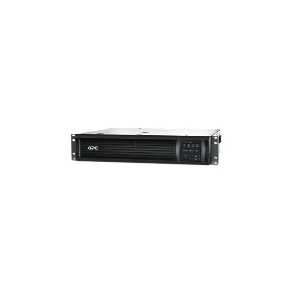 APC SMT750RMI2UC Smart-UPS 750VA/500W Line Interactive UPS, 2U Rackmount, 230V/10A Input, 4x IEC C13 Outlets,Lead Acid Battery, SmartConnect LCD - Image 1