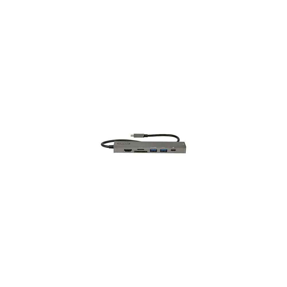 StarTech DKT30CHSDPD1 USB-C Multiport Adapter Hub, USB-C to 4K 60Hz HDMI, Gigabit Ethernet and 100W Charging for Macbook Pro / Air and Windows - 4K 60Hz HDMI, dual USB 5Gbps ports, Gigabit Ethernet, SD/microSD, and 100W Charging from a single US - Image 2