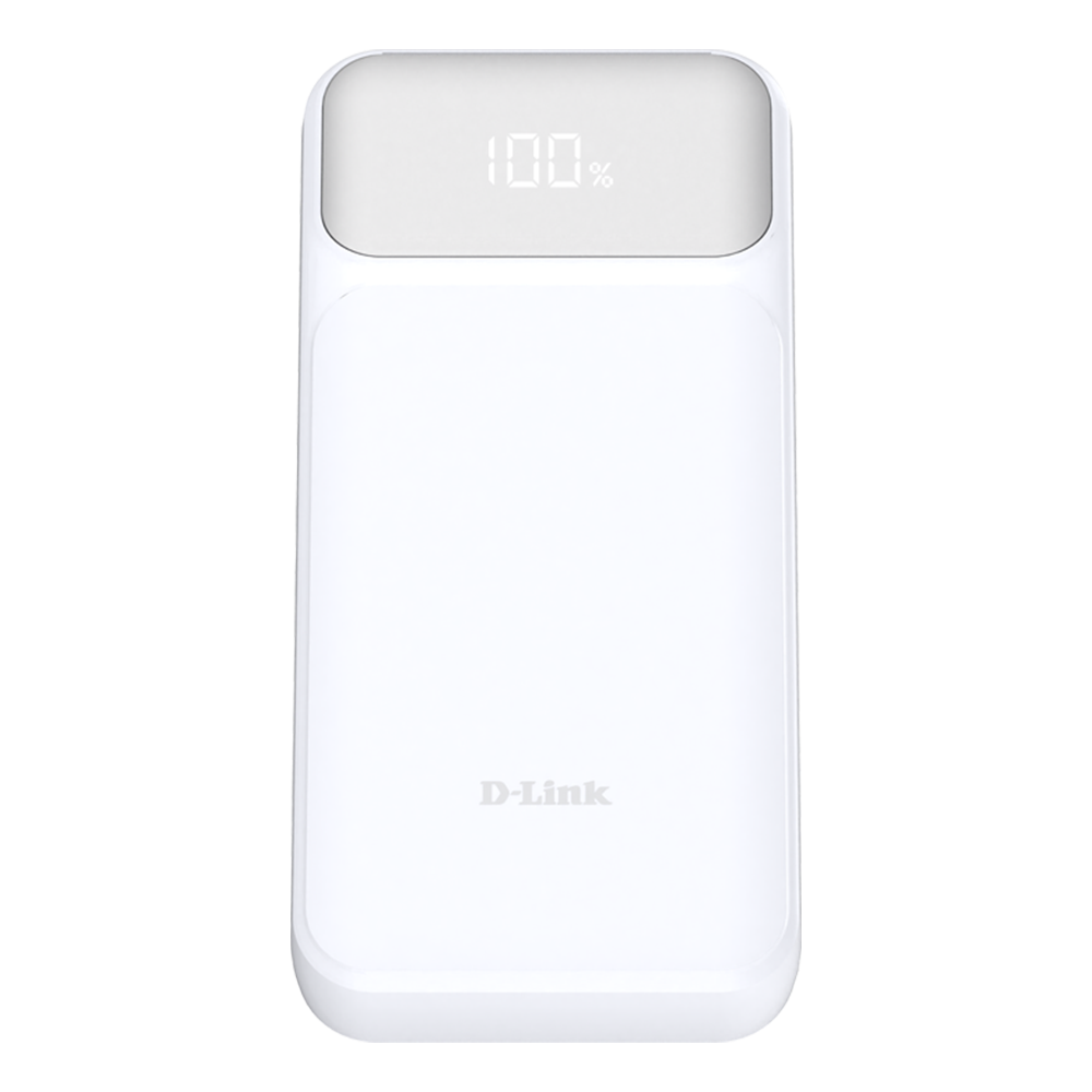 D-Link DPP-201 20000 mAh Power Bank with USB-A and two USB-C ports - Image 1