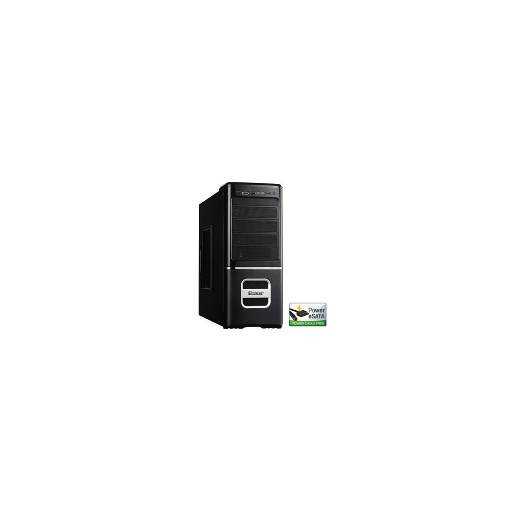 Huntkey CASHUNH403FULBK H403 Case with Front eSATA & Power (No PSU) - Image 3