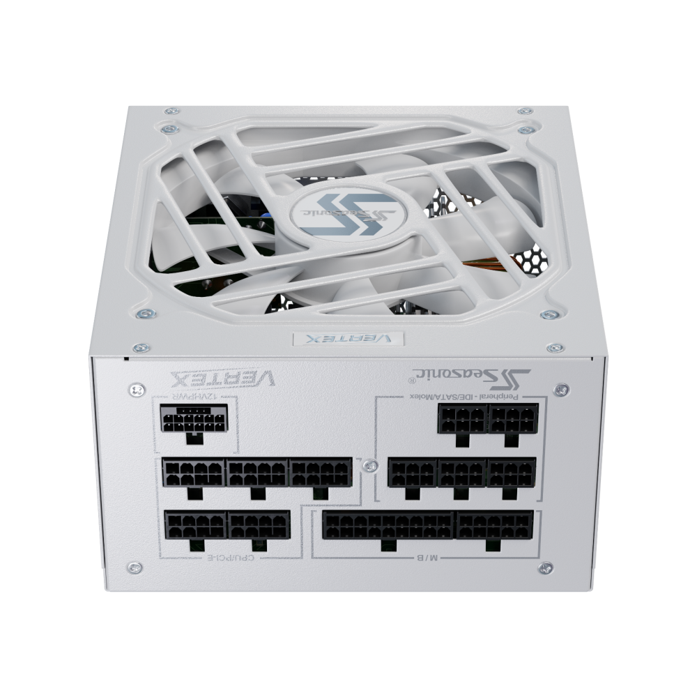 Seasonic PSUSEAVERTEXWHITEGX1000 VERTEX GX-1000 White 1000W ATX 3.0 Gold Modular PSU - Image 4