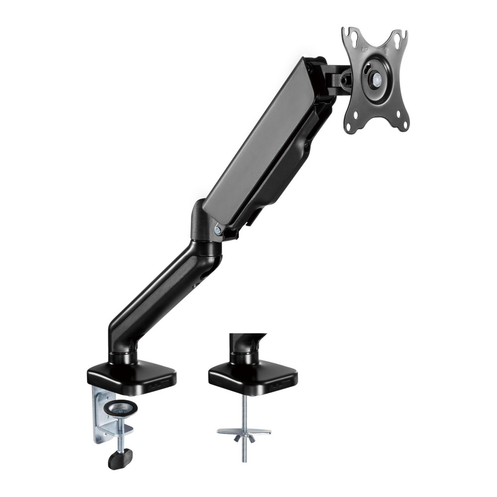 MBEAT ACA-MMA-SGC01K activiva ErgoLife Single Monitor Screen Steel Gas Spring Monitor Arm Fit Screen Screen:17” - 32" Two Mounting Options Net Weight11.5kg" - Image 1