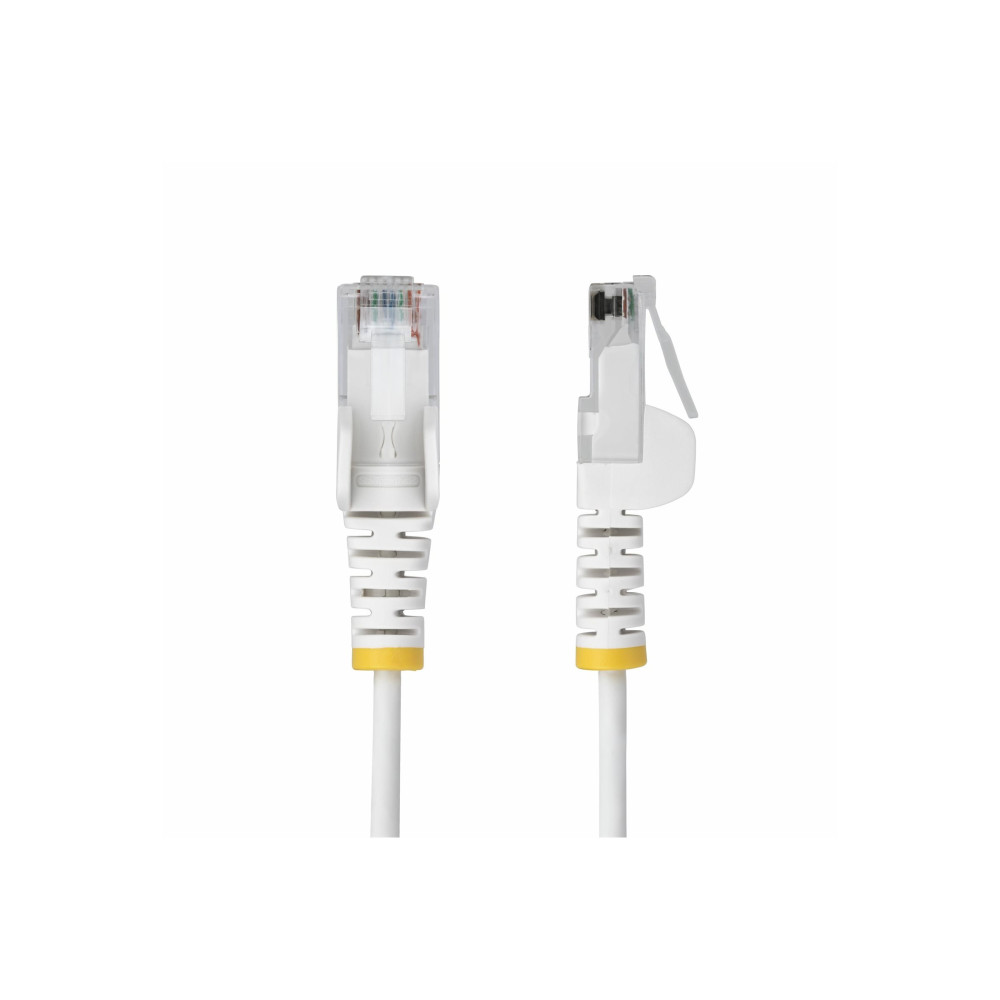 StarTech N6PAT100CMWHS 1m White Slim CAT6 Ethernet Cable, Snagless, 28AWG, LSZH, LTW - Image 5