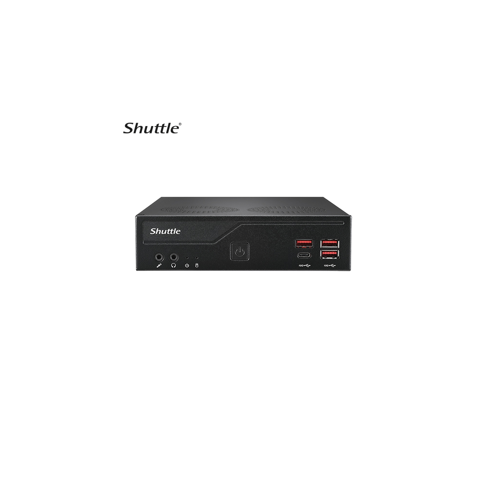 Shuttle DB860 Slim Mini PC BareboneIntel 65W ARL-S Core Ultra 9/7/5 LGA1851, 1.3L, B860, 2x DDR5(max 96GB), 2x LAN, 2x COM, 8x USB 3.2, - Image 1