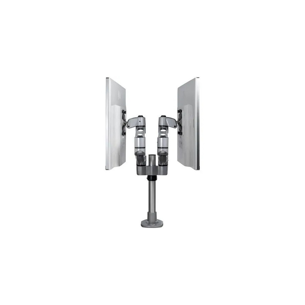 StarTech ARMDUALPS Desk Mount Dual Monitor Arm, Premium Articulating Desktop VESA Mount up to 27" (17.6lb/8kg) Displays, Height Adjustable - VESA 75x75/100x100mm heavy duty dual monitor mount for two displays up to 30in (22lb) each - Ergonomic  - Image 10