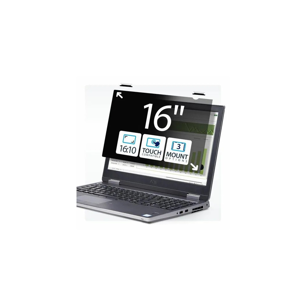 StarTech 16LT6-PRIVACY-SCREEN 16" LAPTOP PRIVACY SCREEN FILTER, 16:10, MATTE/GLOSSY, 2YR - Image 2
