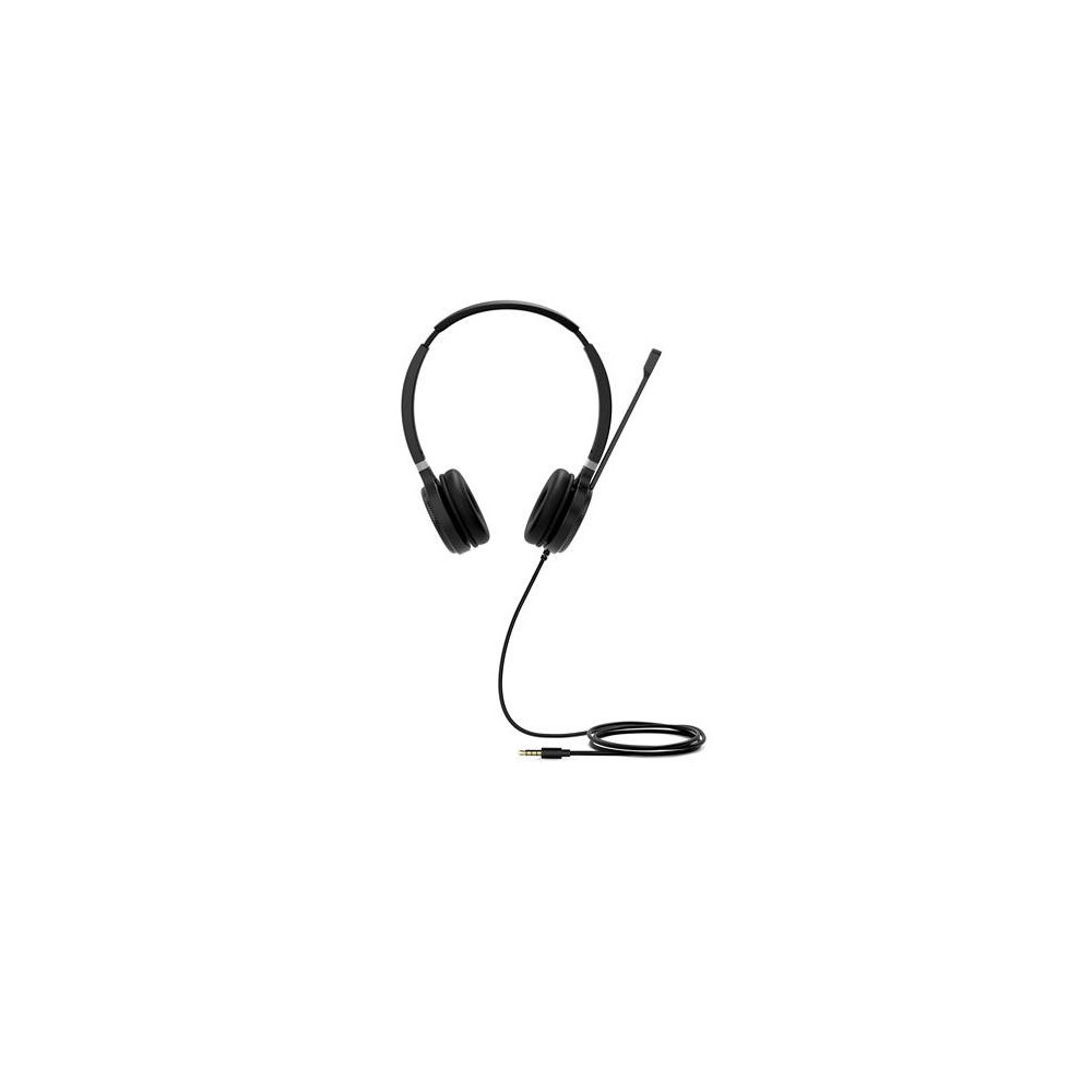 Yealink UHD362 Premium Wideband 3.5mm Dual Headset for IP Phones, Controller Not included, Noise-canceling, Comfortable Wear - Image 1