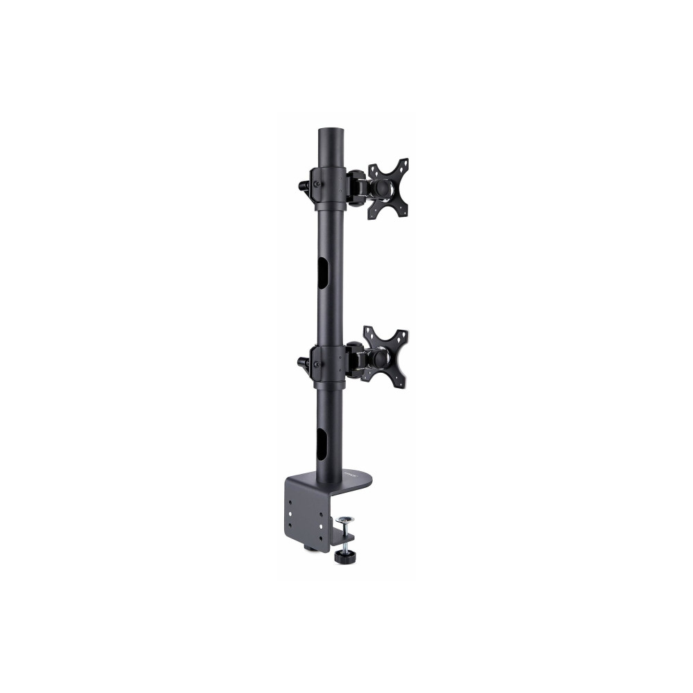 StarTech H2MPV-MONITOR-MOUNT Desk Mount For 2x Vertically Stacked Monitors, Dual 49"; TAA, 5 YR - Image 2