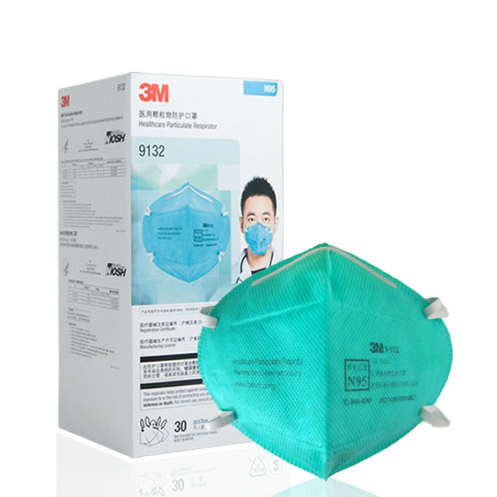 Unknown 9132 30PCS 3M P2 N95 Healthcare Particulate Respirator Surgical Mask Anti-Fluid