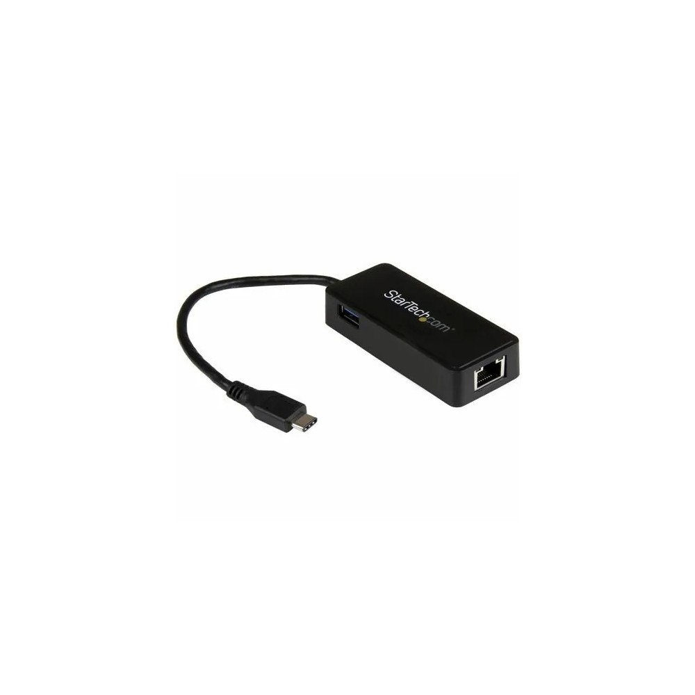 StarTech US1GC301AU USB-C to Ethernet Gigabit Adapter - Thunderbolt 3 Compatible - USB Type C Network Adapter - USB C Ethernet Adapter - USB 3.1 ASIX - AX88179 - 1 Port(s) - 1 - Twisted Pair