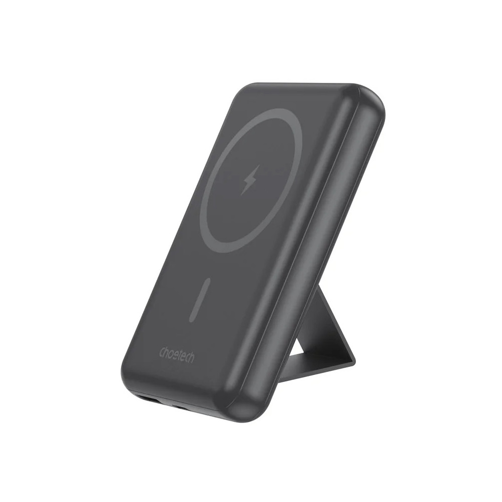 Choetech 6932112105776 B662-BK USB-A + USB-C + Wireless Magnetic Power bank 5000mAh (Black) - Image 1