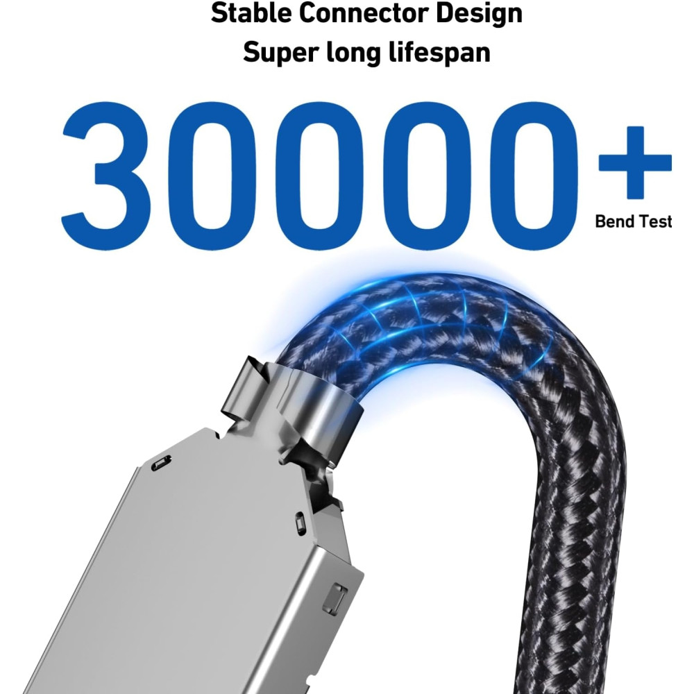 BENFEI 6971785944084 000393GY-2M USB3.0 Male to Female Extension cable Nylon Braided 2M - Image 5