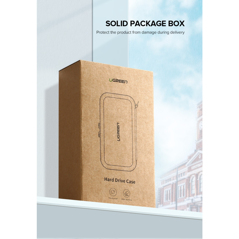 UGREEN 6957303847075 40707 Hard Disk Storage Bag - Small - Image 6
