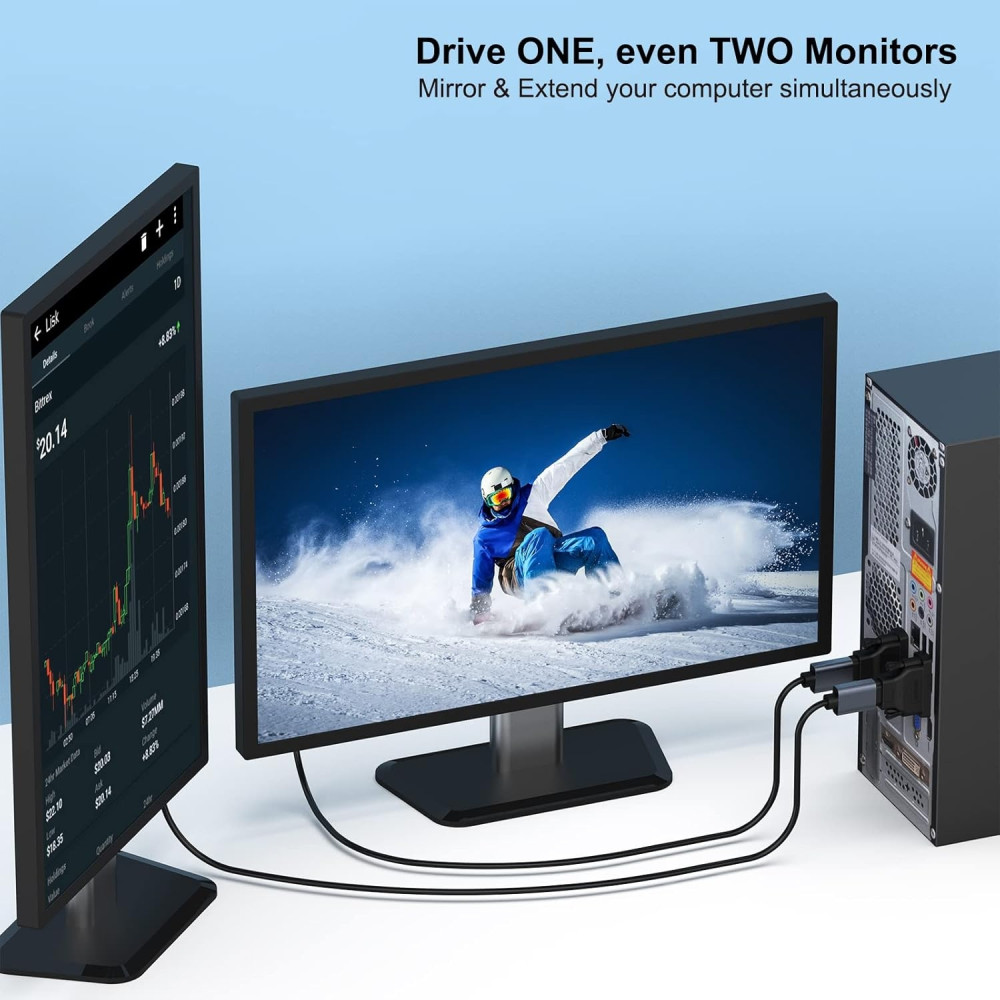 BENFEI B07CXY79KR 000184black-2P Bidirectional DVI Male to HDMI Female x 2 Pack - Image 7