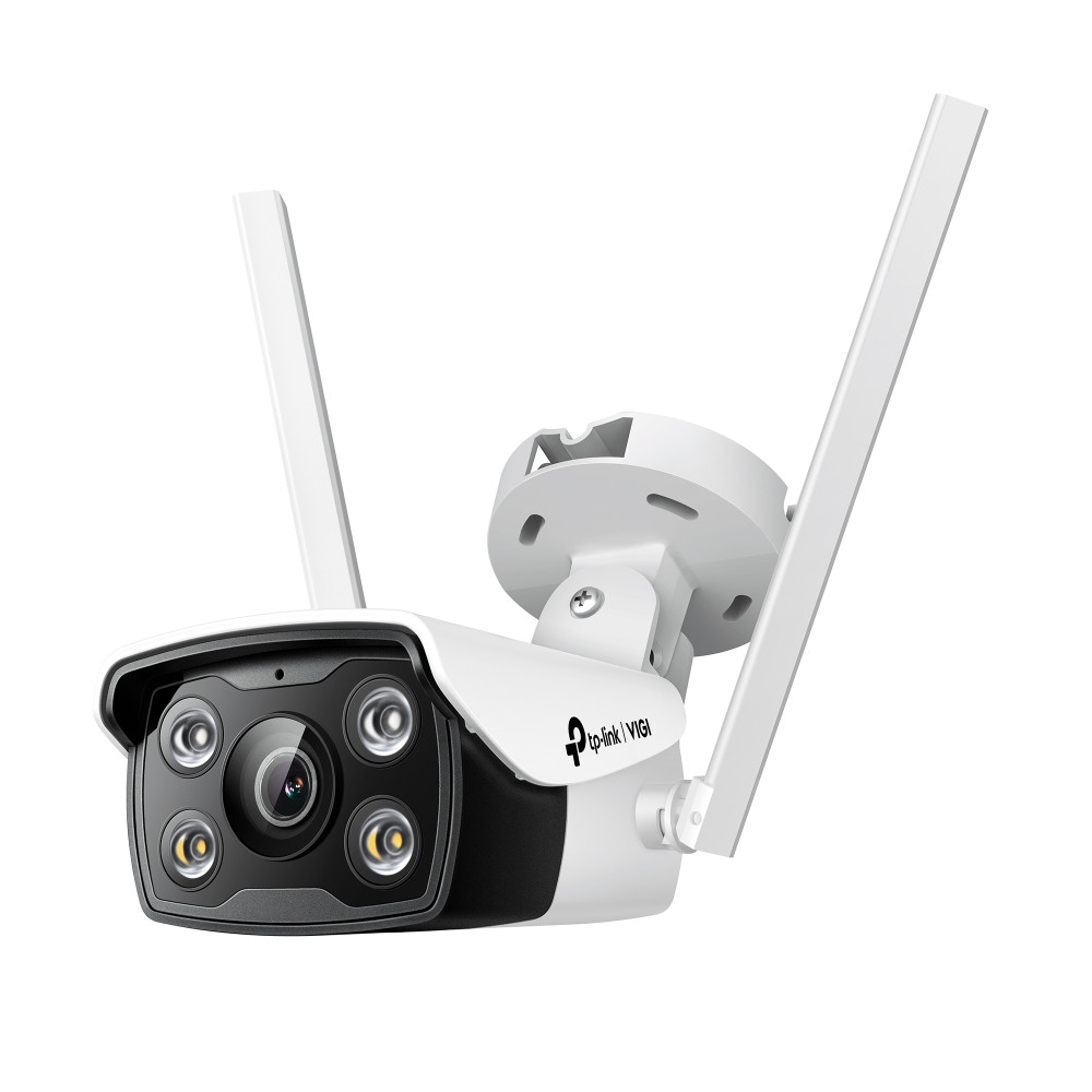 TP-LINK VIGI C340-W(4MM) VIGI 4MP C340-W(4mm) Outdoor Full-Colour Wi-Fi Bullet Network Camera, 4mm Lens, Smart Detection, 3YW - Image 1