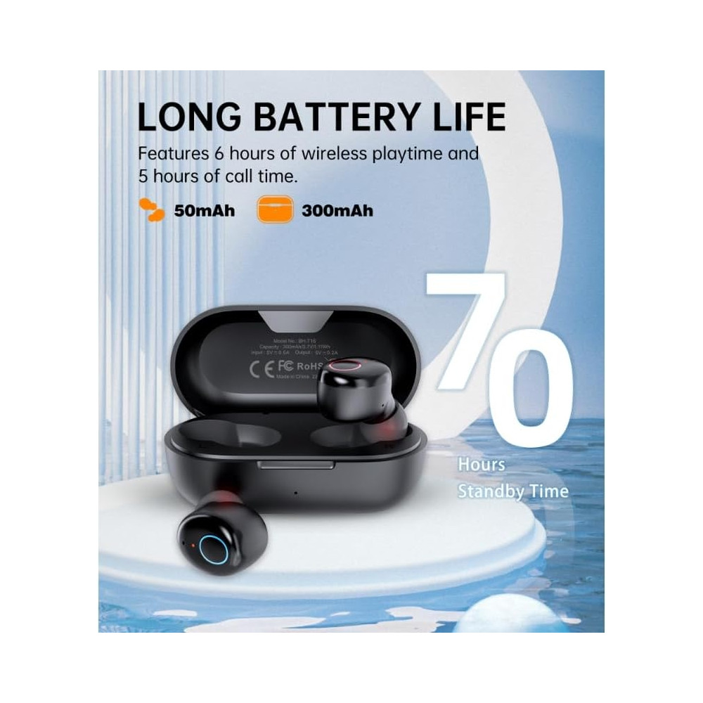 Choetech 6932112106346 BH-T16 Aura Bean TWS Wireless Earbuds - Image 4