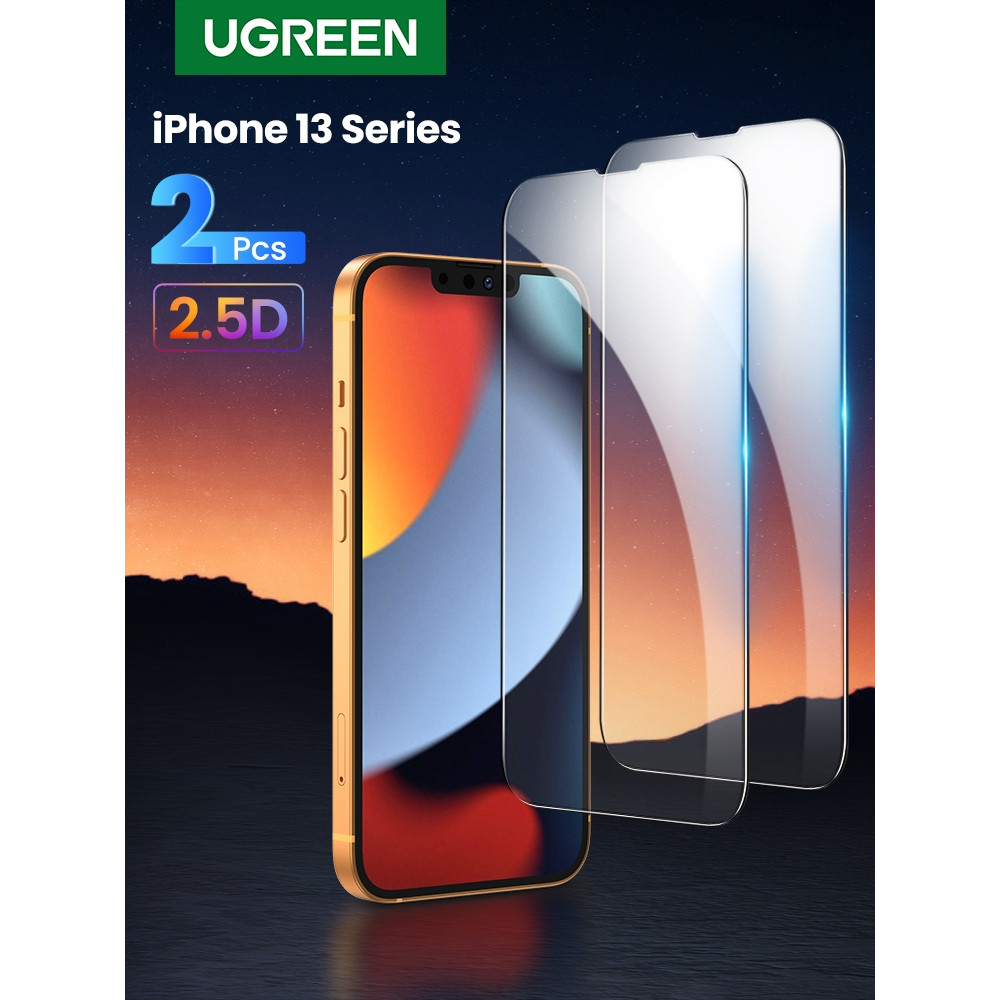 UGREEN 6957303889693 80969 Full Coverage HD Tempered Glass Screen Protector with Precise-Align Applicator for iPhone 13 Pro Max (2-Pack) - Image 2