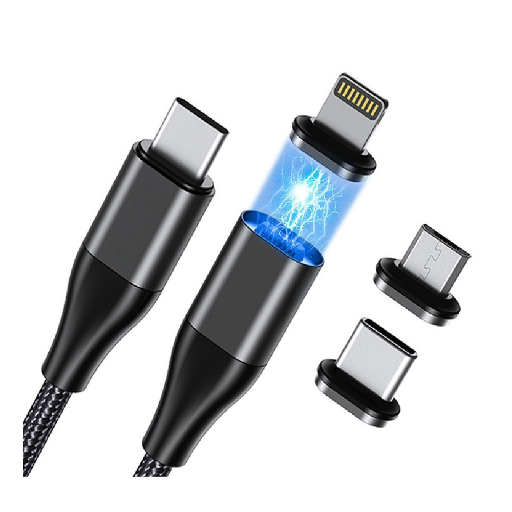 Choetech 6932112102652 XCC-1034 60W C to C 1M with 3 Replaceable connecter - Image 7