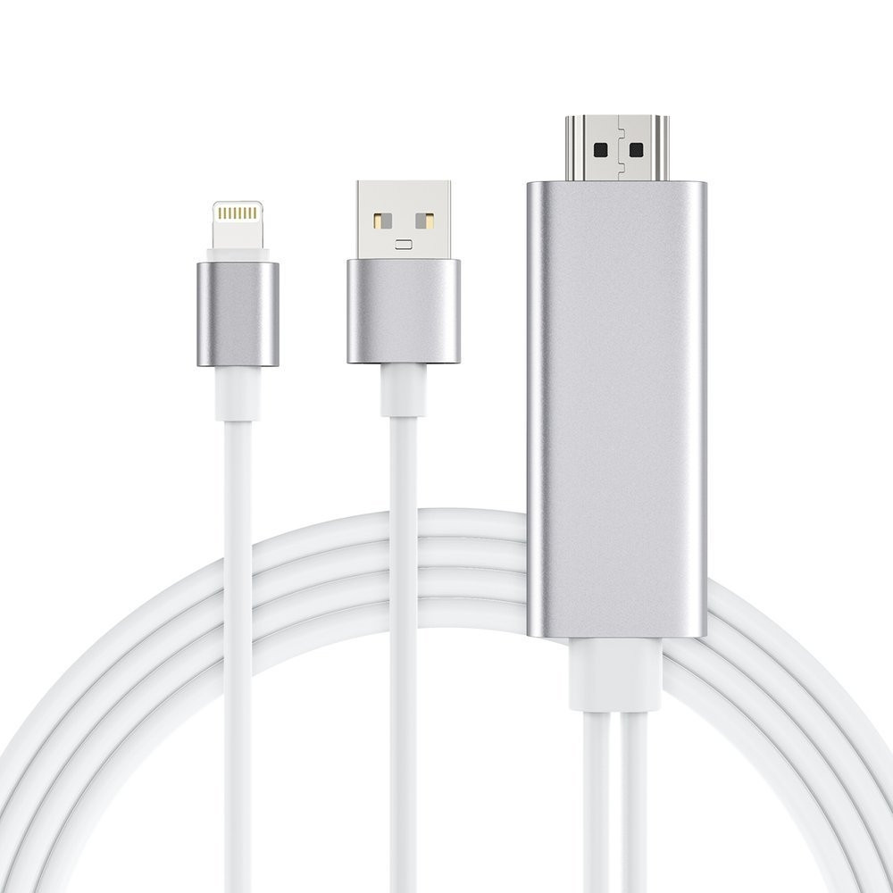 Choetech 6971824978612 LH0020 Lightningtohd MI 1.8m white HD cable, resolution up to 1920× 1080/60Hz - Image 2