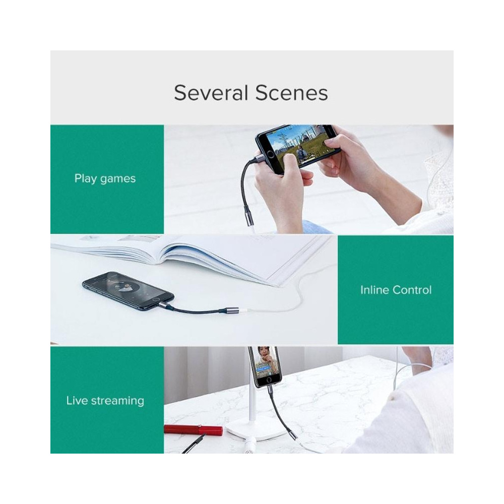 UGREEN 6957303837564 30756 Lightning to 3.5mm Audio Adapter - Image 5