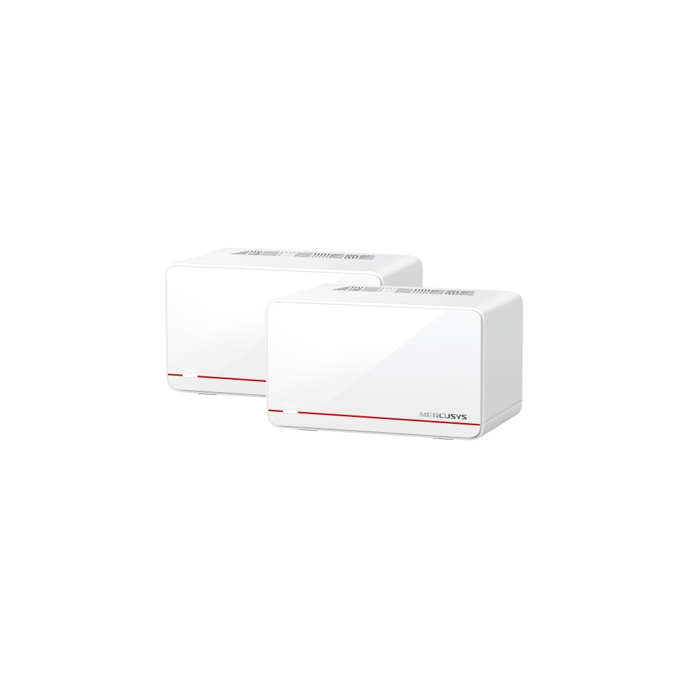 TP-LINK HALO H37BE(2-PACK) Mercusys BE6500 Whole Home Mesh Wi-Fi 7 System, 688 Mbps at 2.4 GHz, 5760 Mbps at 5 GHz,, MLO, 4096-QAM, OFDMA, EHT160 on 5GHz - Image 1