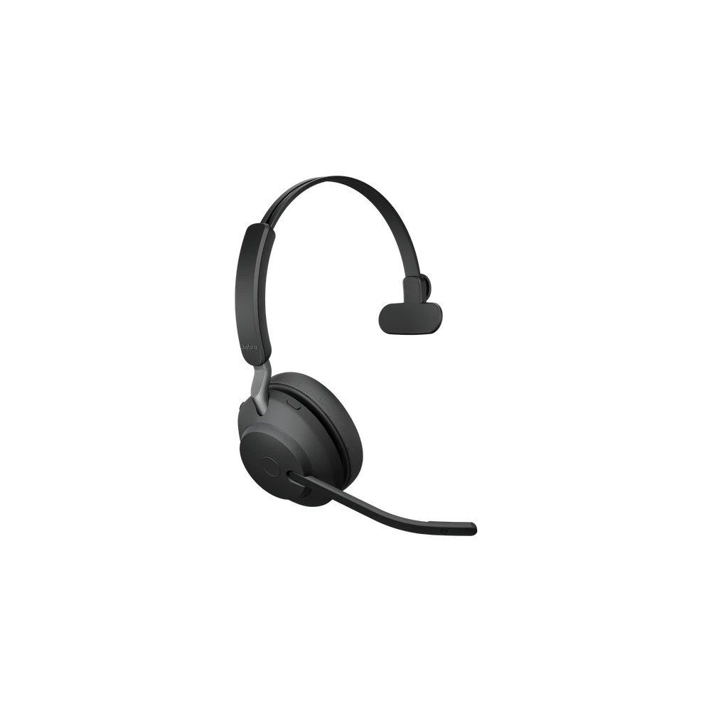 Jabra 26599-889-899 Evolve2 65 Mono UC USB-C Wireless Bluetooth Headset, Black, Link 380c 2ys Warranty, Microphone Call Technology, 3-Microphone Call, Busylight - Image 2