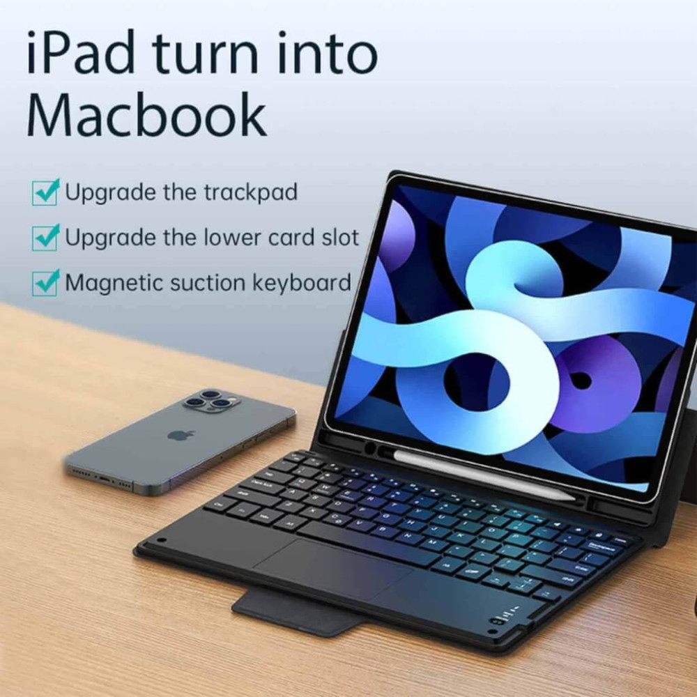 Choetech 6932112104526 BH-013 Wireless Keyboard for iPad Pro 10.2" - Image 5