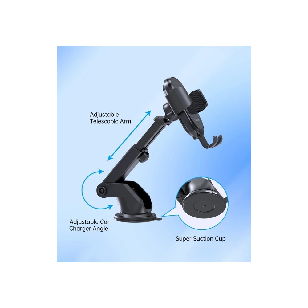 Choetech 6932112106353 T203-F 15W Gravity car charger holder - Image 9