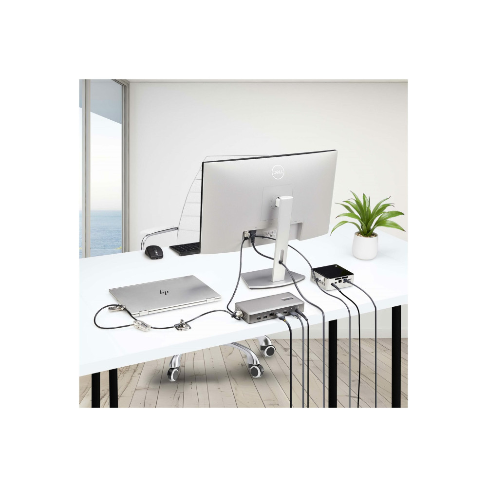 StarTech 3M4-DESK-LOCKING-KIT LAPTOP/DESKTOP & PERIPHERAL LOCK KIT, THEFT-DETERRING SECURITY LOCK, K-SLOT,