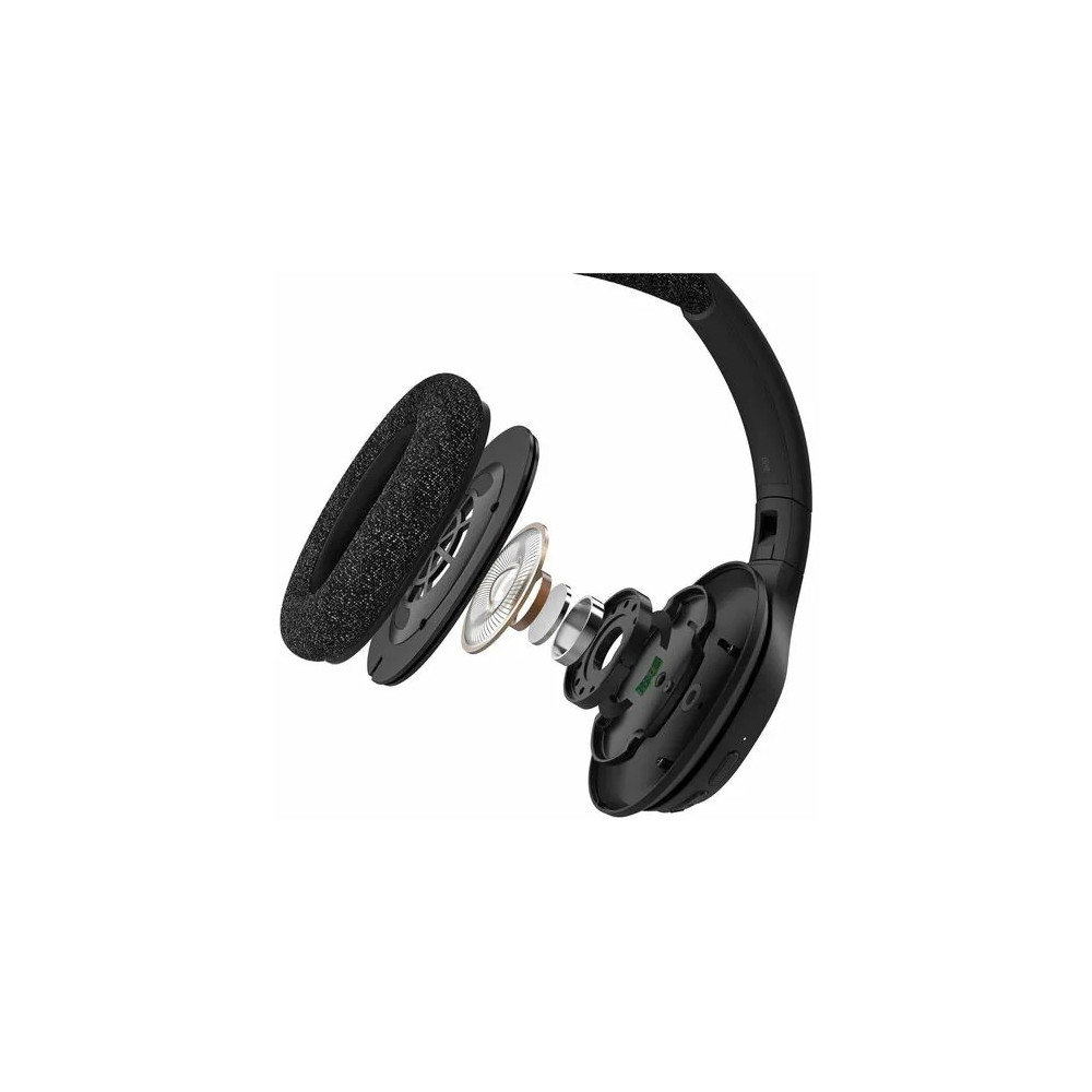 Belkin AUD005BTBLK SoundForm Adapt Wired/Wireless Over-the-ear, Over-the-head Stereo Headset - Binaural - Circumaural - 914.4 cm - Bluetooth - Noise Canceling - Mini-phone (3.5mm), USB Type C - Image 10