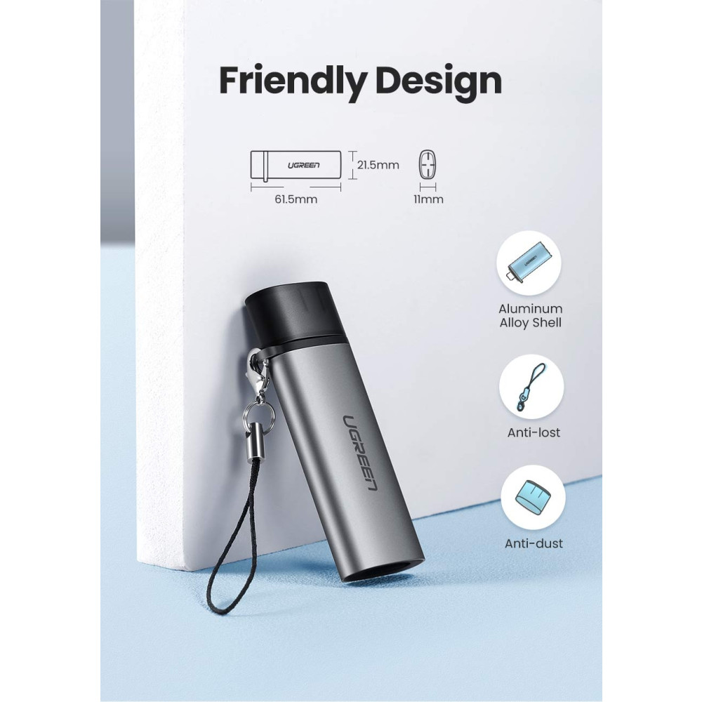 UGREEN 6957303857043 50704 USB C SD Card Reader - Image 6