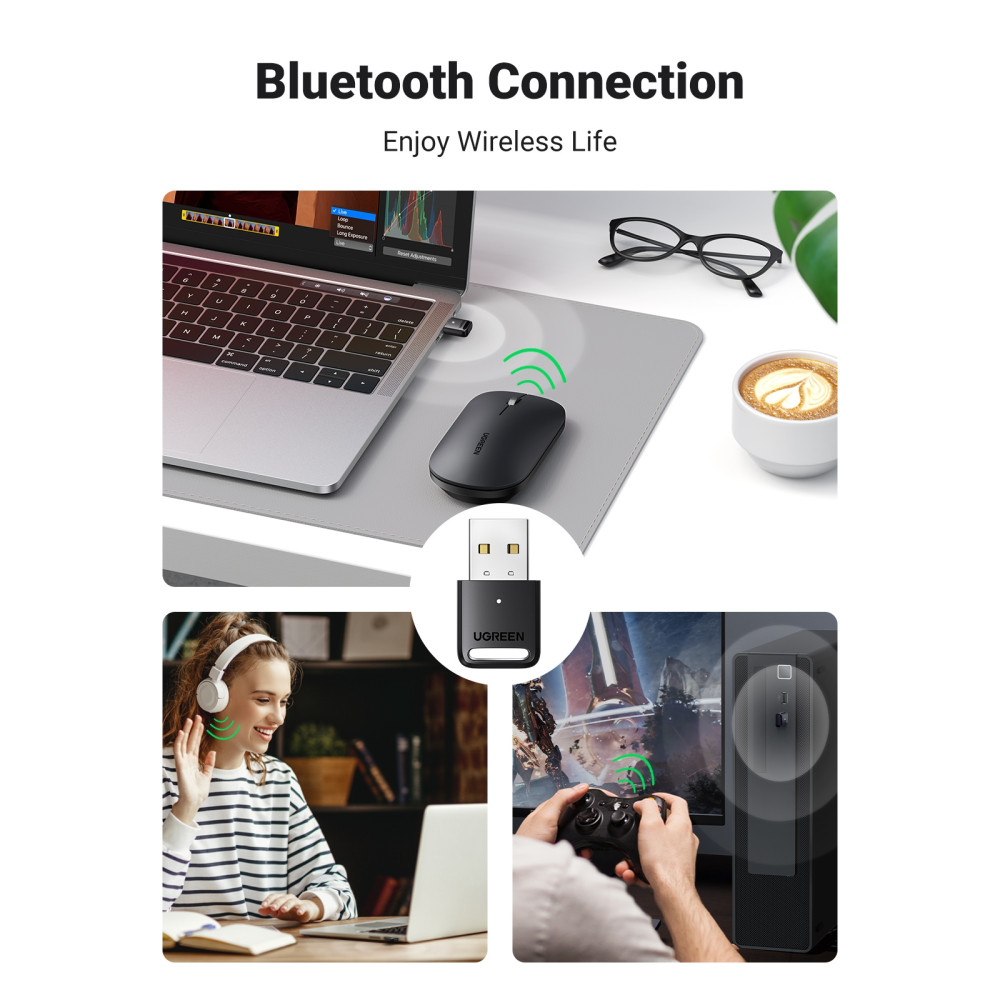UGREEN 6957303888900 80890 Bluetooth 5.0 USB Adapter - Image 6