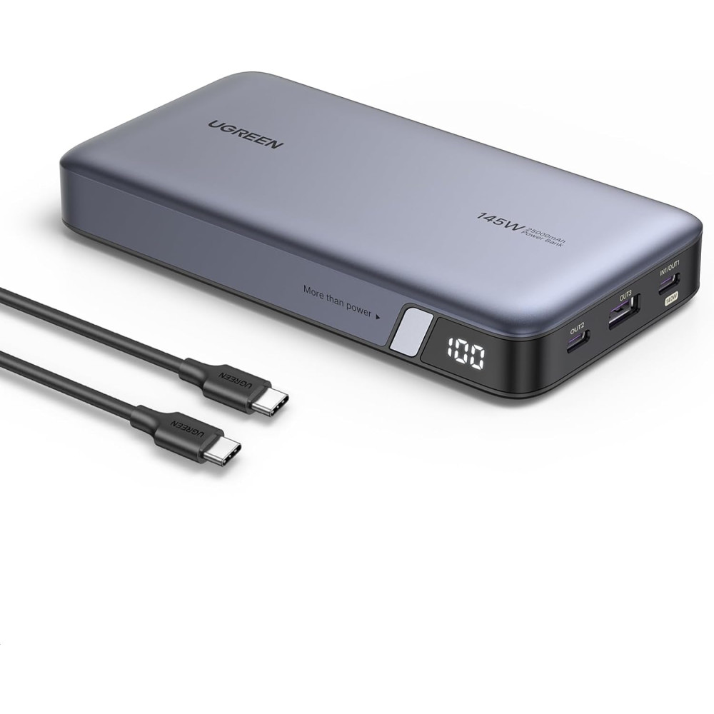 UGREEN 6941876213528 90597A 25000mAh PD 145W power Black - Image 1