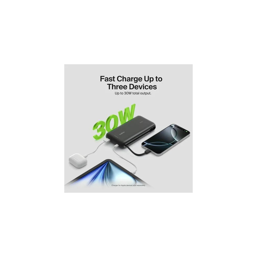 Belkin BPB024FQBK BoostCharge#Power#Bank 20K with Integrat - Image 4