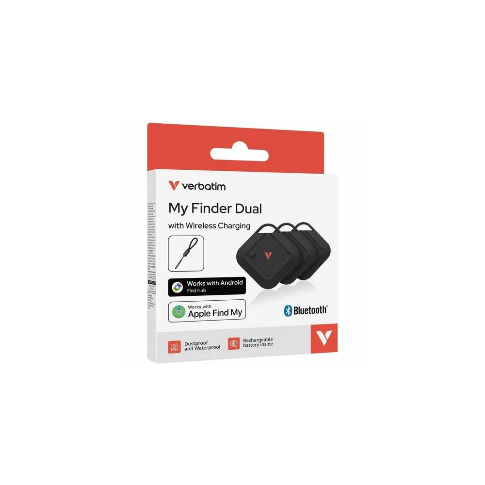 Verbatim 30210 DUAL WIRELESS TRACKING TAG 3PK BLACK - Image 3