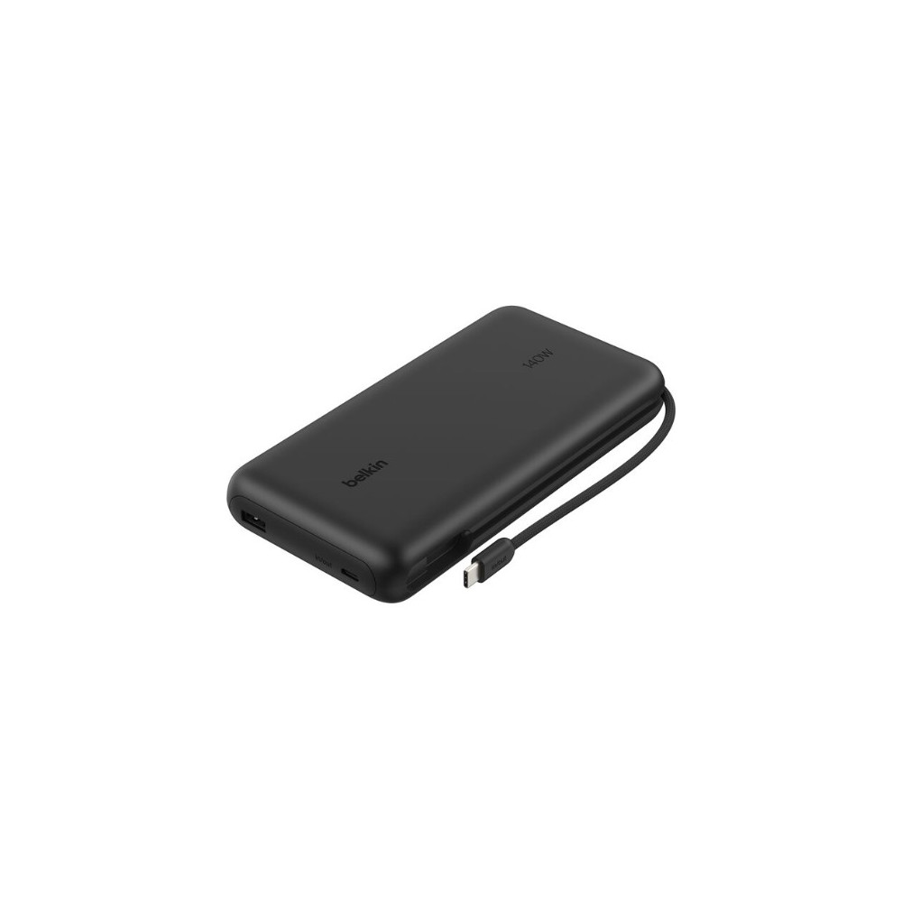 Belkin BPB039FQBK ULTRACHARGE PRO 140W LAPTOP POWER BANK 25K WITH INTEGRATED CABLE, BLACK - Image 1