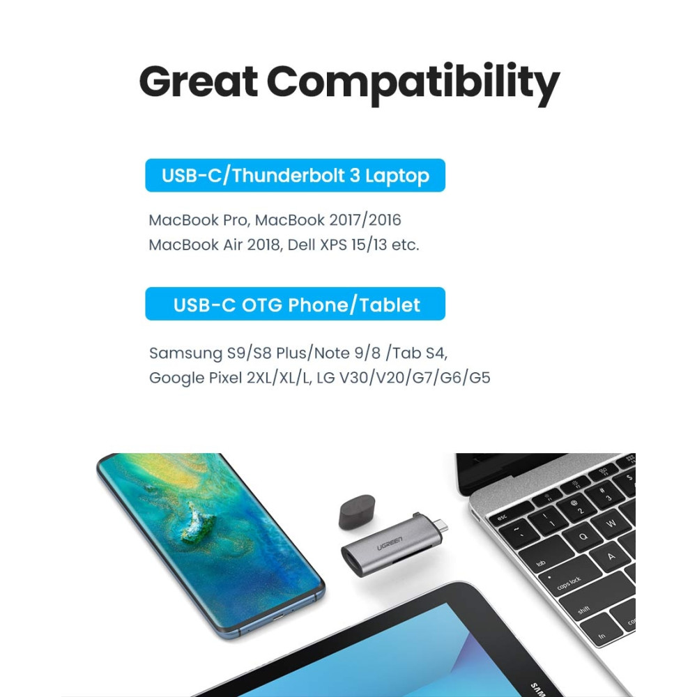 UGREEN 6957303857043 50704 USB C SD Card Reader - Image 4
