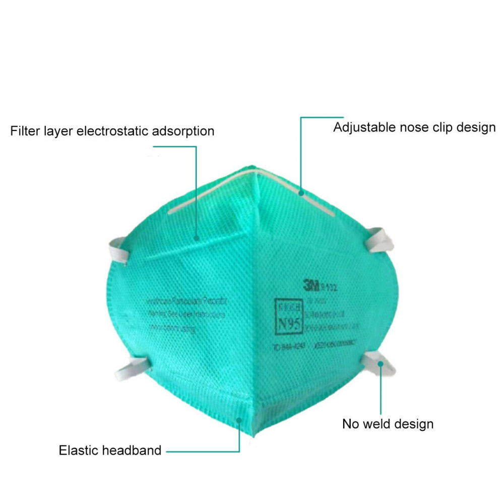 Unknown 9132 30PCS 3M P2 N95 Healthcare Particulate Respirator Surgical Mask Anti-Fluid