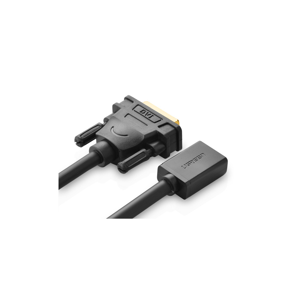 UGREEN 6957303821181 20118 HDMI Female to DVI 24+1 DVI-D Male Adapter Gold Plated - Image 2