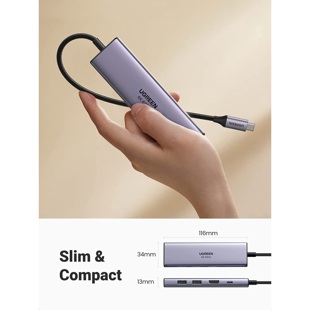 UGREEN 6957303863839 60383 Premium 6 in 1 USB C Hub - Image 7