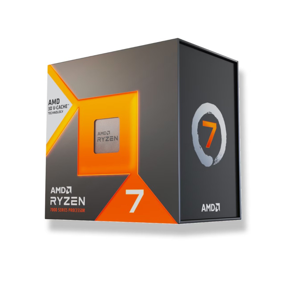 AMD 100-100002235WOF Ryzen 7 7700X3D, 8Cores/16Threads, 120 watts, Max Freq 4.5Ghz, 104MB Cache, WOF, Radeon™ Graphics - Image 2